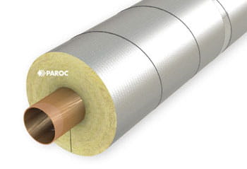 Paroc soovitab alumiiniumfooliumiga kaetud Paroc Hvac tooteid tehnosüsteemi torudele.